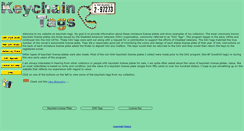 Desktop Screenshot of keychaintags.com